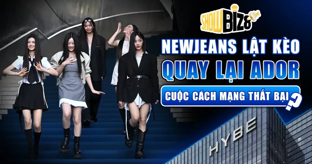 Newjeans quay lại công ty Ador