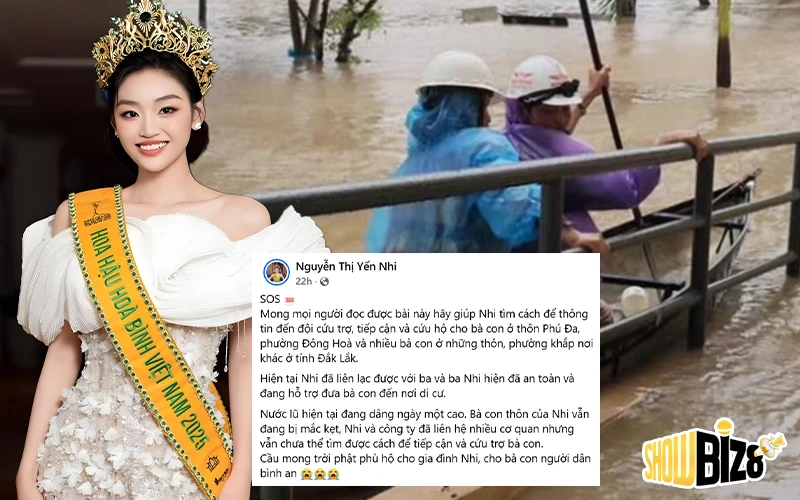 Cha của hoa hậu Yến Nhi gặp sự cố lật xuồng