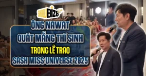Ông Nawat Quát Mắng Thí Sinh Trong Lễ Trao Sash Miss Universe 2025