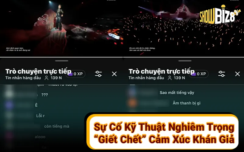 sự cố kỹ thuật trong Anh Trai Say Hi Live Stage 3