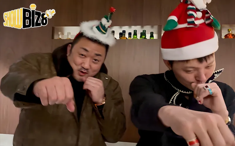Ma Dong Seok và G-DRAGON cùng đón Giáng sinh