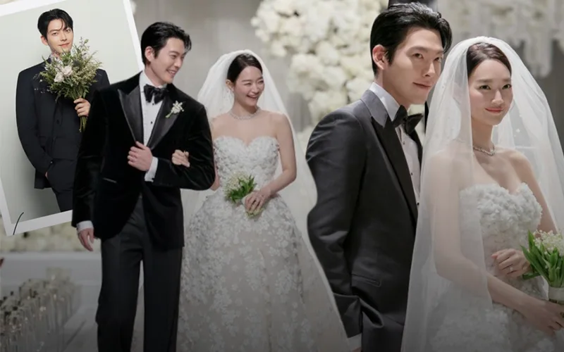Lễ cưới đầy cảm xúc của Kim Woo Bin và Shin Min Ah