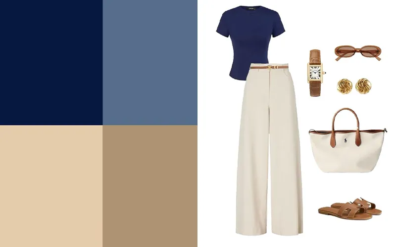 Be và Xanh Than: Sang Trọng và Hiện Đại