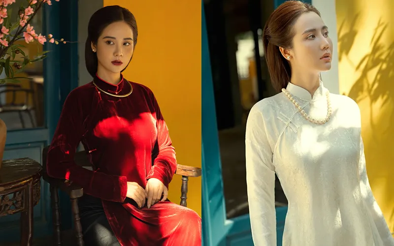 Áo Dài Tết Cho Phái Đẹp Mệnh Thổ
