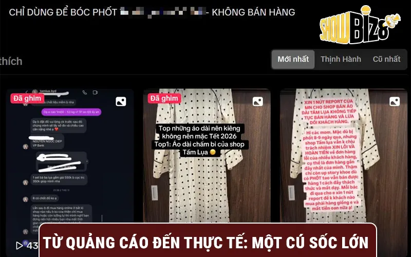 Từ quảng cáo đến thực tế: Một cú sốc lớn