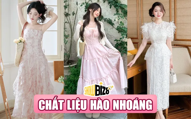 Trang Phục Với Chất Liệu Hào Nhoáng