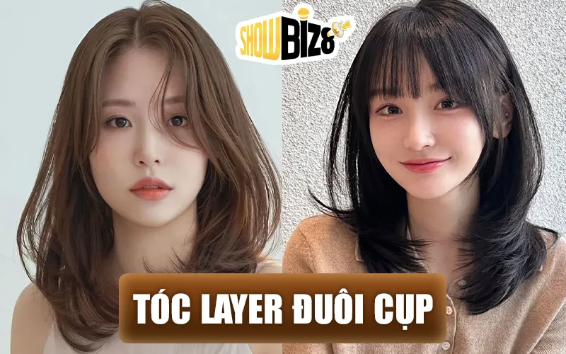 Tóc Layer Đuôi Cụp