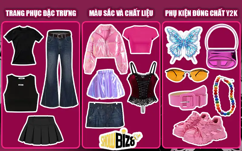 Điểm nổi bật của phong cách thời trang Y2K