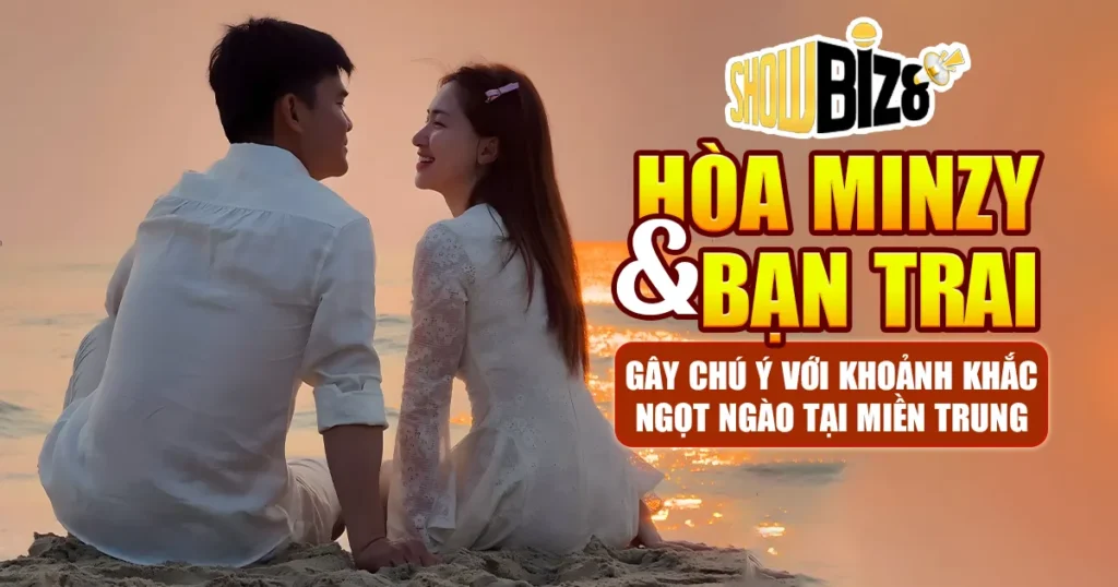 Hòa Minzy và bạn trai
