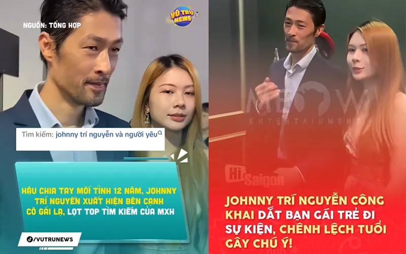 Johnny Trí Nguyễn và người yêu lên hot search
