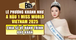 Á hậu 1 Miss World Vietnam 2025