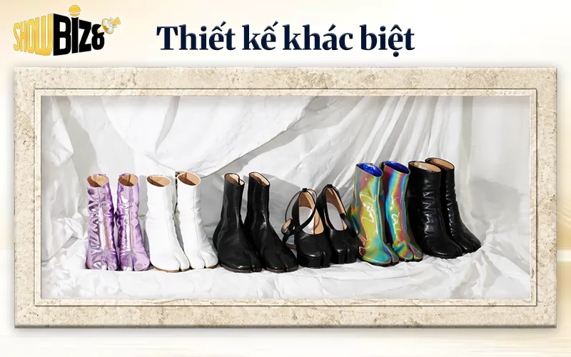 Giày móng heo với thiết kế khác biệt