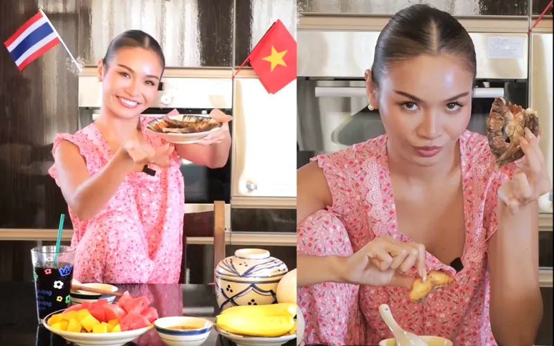 Á hậu Mook quảng bá ẩm thực Việt