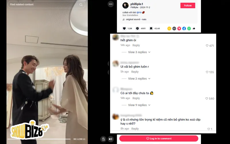 Phillip Lê bỏ ghim video quay chung với Hà Môi