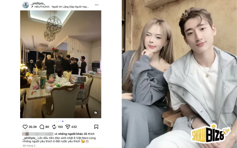 Phillip Lê và Hà Môi xuất hiện chung với nhau