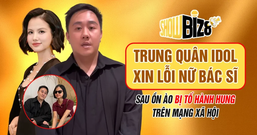 Trung Quân Idol xin lỗi