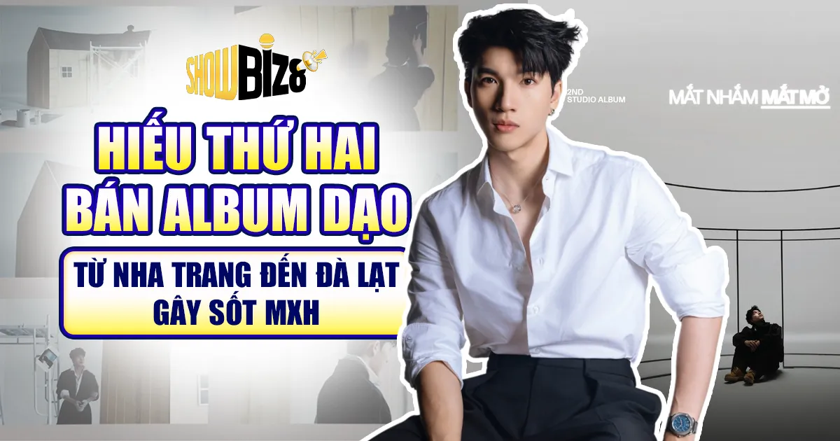HIEUTHUHAI bán album dạo