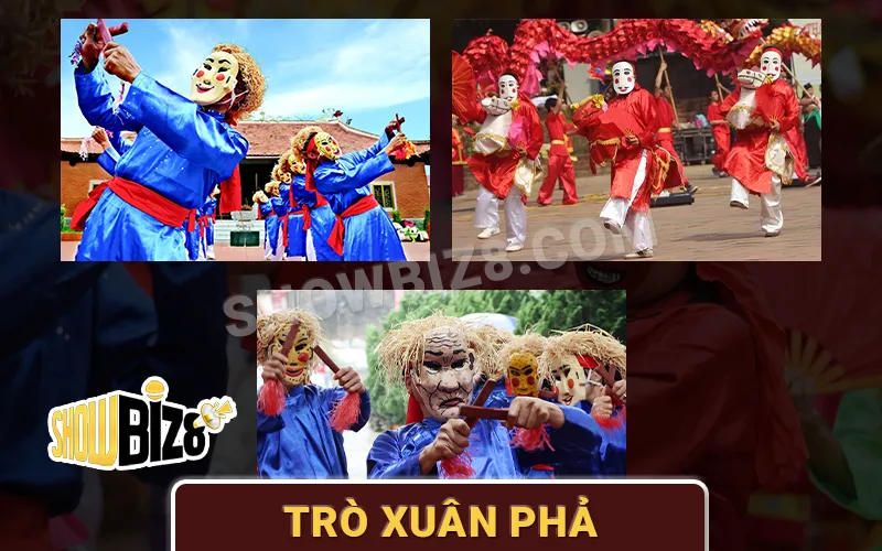 Các điệu múa trò Xuân Phả