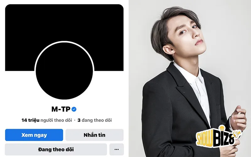 Sơn Tùng M-TP thay đổi ảnh đại diện sang tông đen
