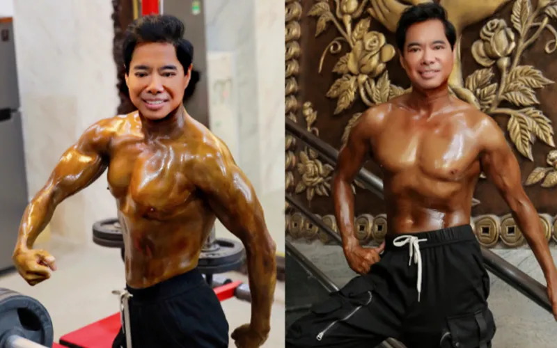 Ngọc Sơn vẫn tập luyện thể thao khi bước sang U60