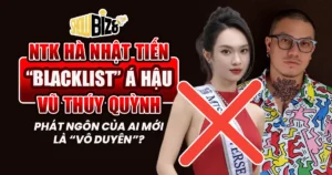 Hà Nhật Tiến Blacklist Á hậu Vũ Thúy Quỳnh