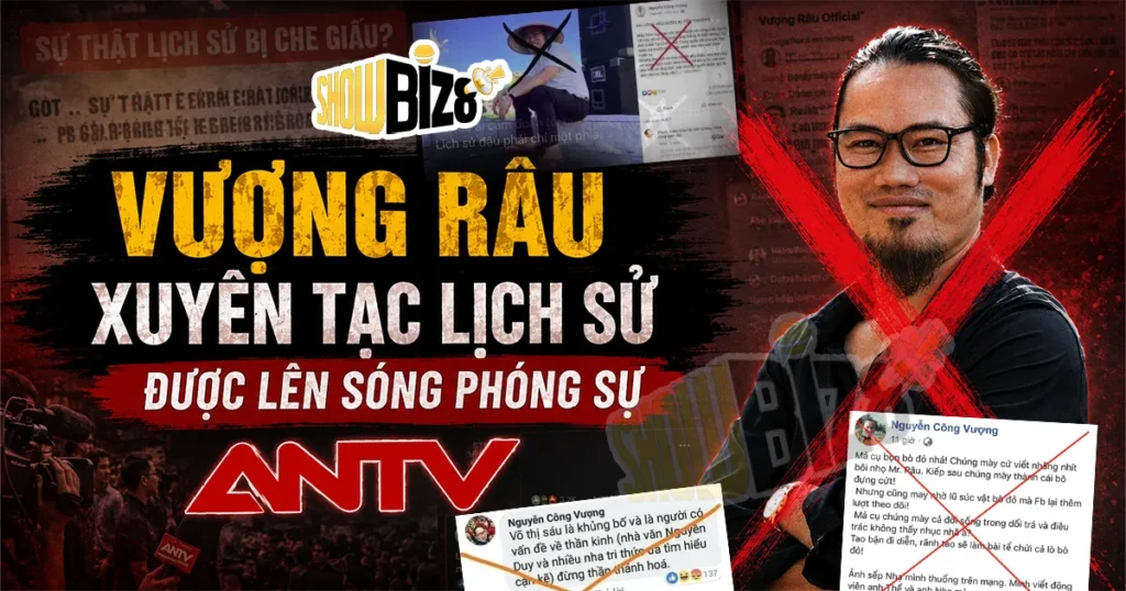 Vượng Râu xuyên tạc lịch sử