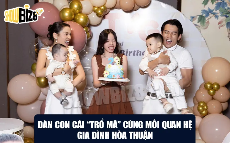 Mối quan hệ gia đình Phương Trinh Jolie hòa thuận