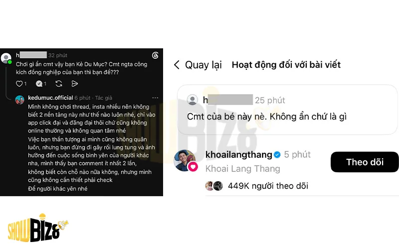 Khoai Lang Thang vướng tranh cãi với hành động thả tim
