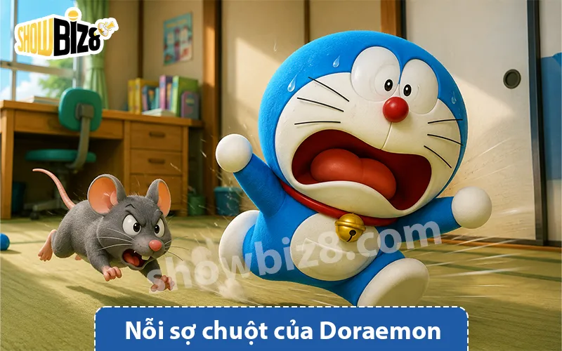 Nỗi sợ chuột của Doraemon
