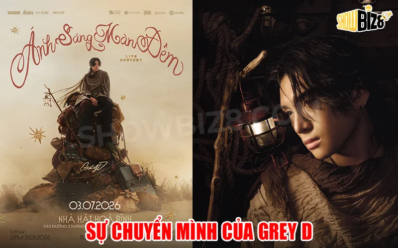 Sự chuyển mình của Grey D với album Màn Đêm