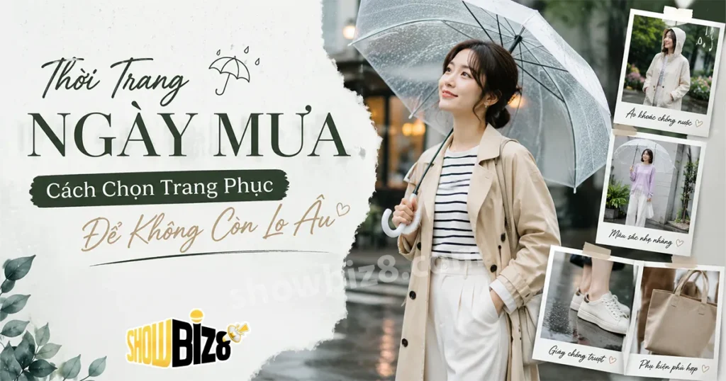 Thời trang ngày mưa