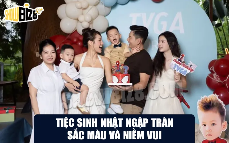 Tiệc sinh nhật con trai Phương Trinh Jolie và Lý Bình