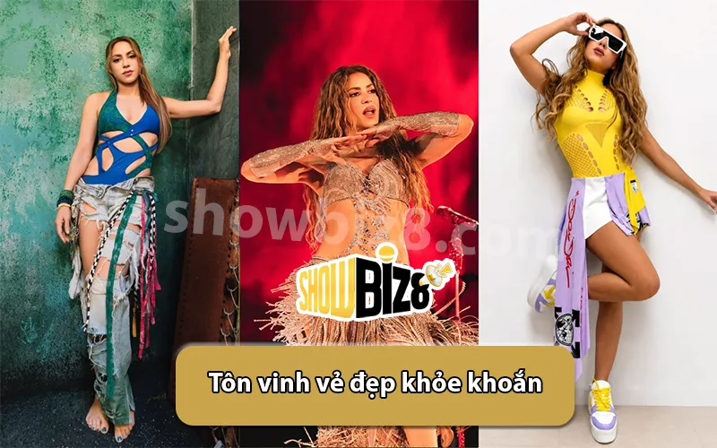 Vẻ đẹp khỏe khoắn của Shakira
