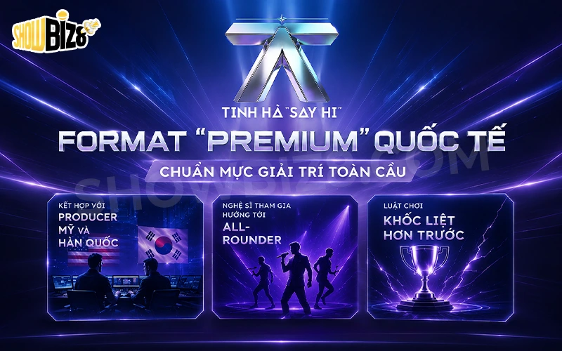 Format chương trình Tinh Hà Say Hi