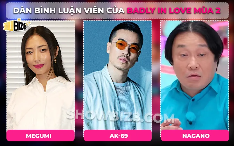 Dàn bình luận viên chương trình Badly In Love Mùa 2